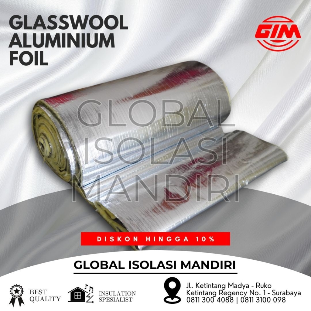 Glasswool Aluminium Foil