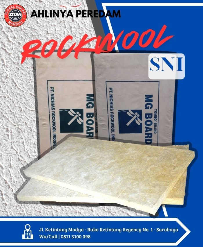 Jual Rockwool Slab 25mm