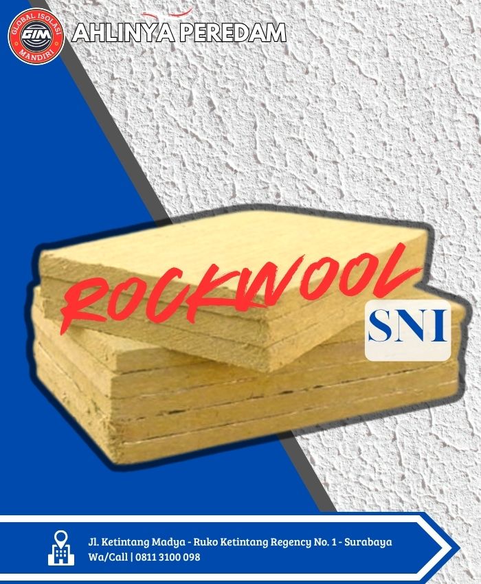 Rockwool Slab Density 60 Tebal 25mm