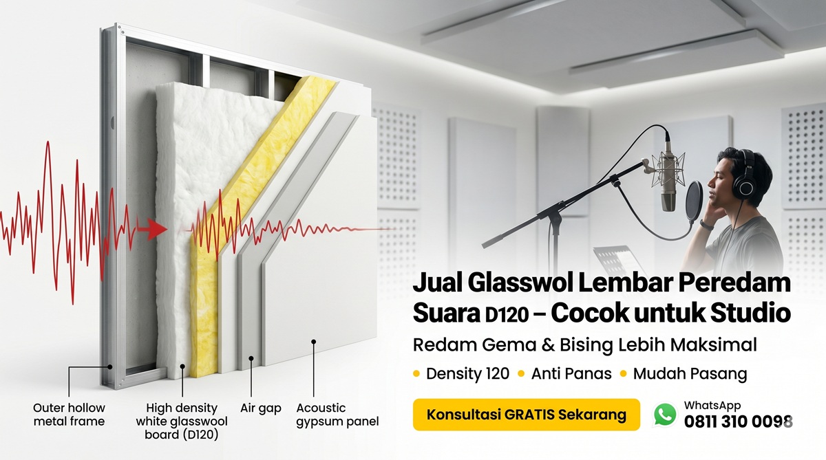 Jual Glasswool Board D120