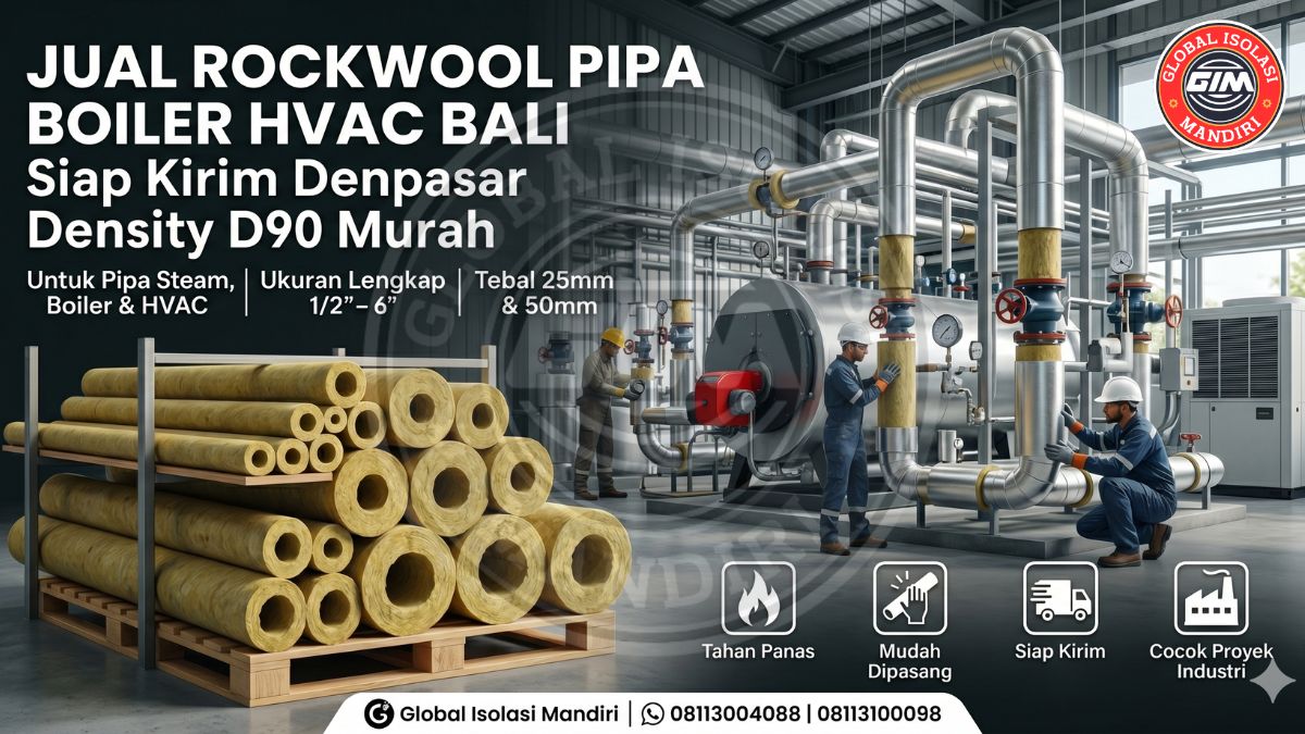 Jual Rockwool Pipa Boiler